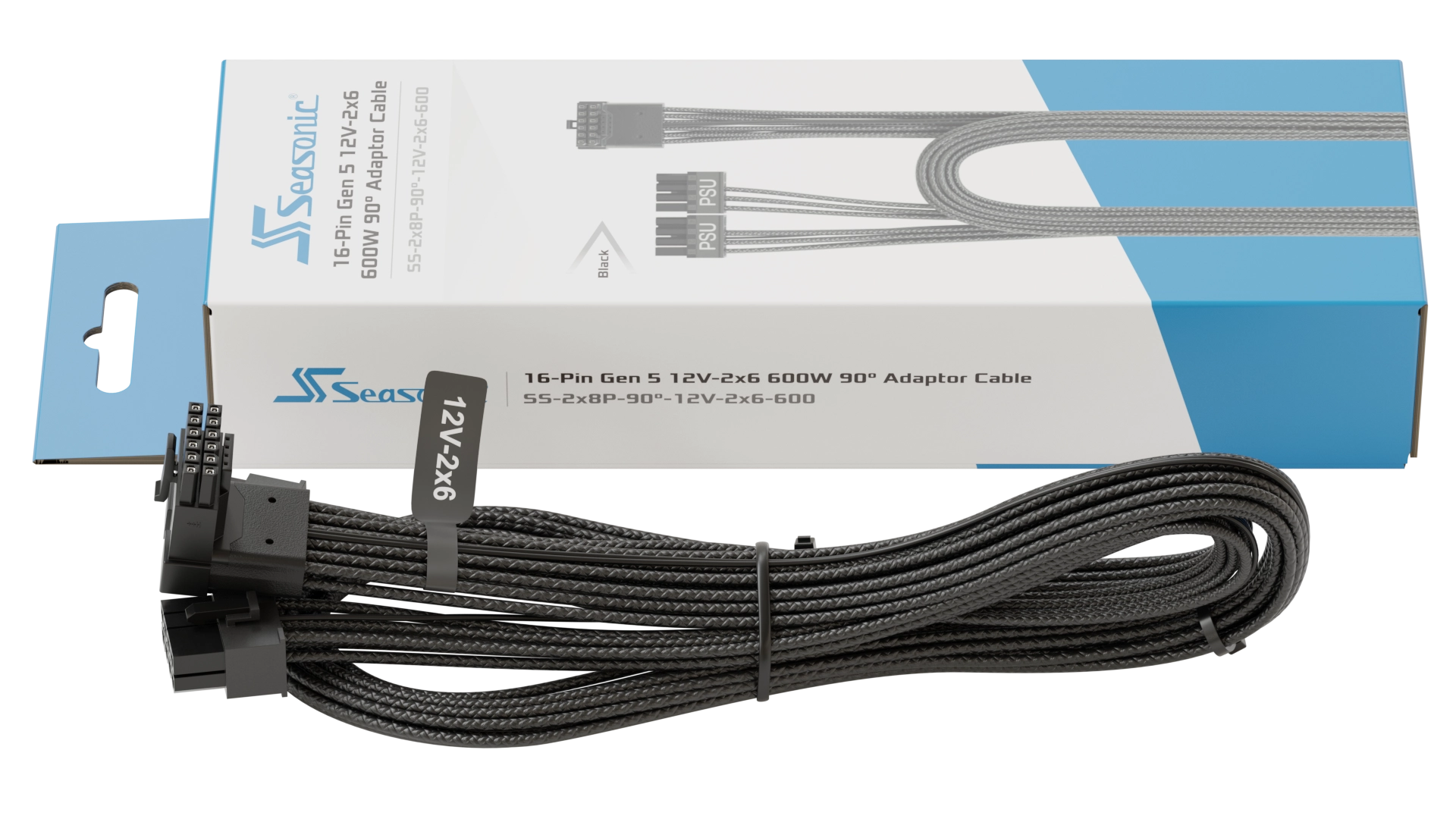 Seasonic 12V-2×6 90° Cable gallery image 2
