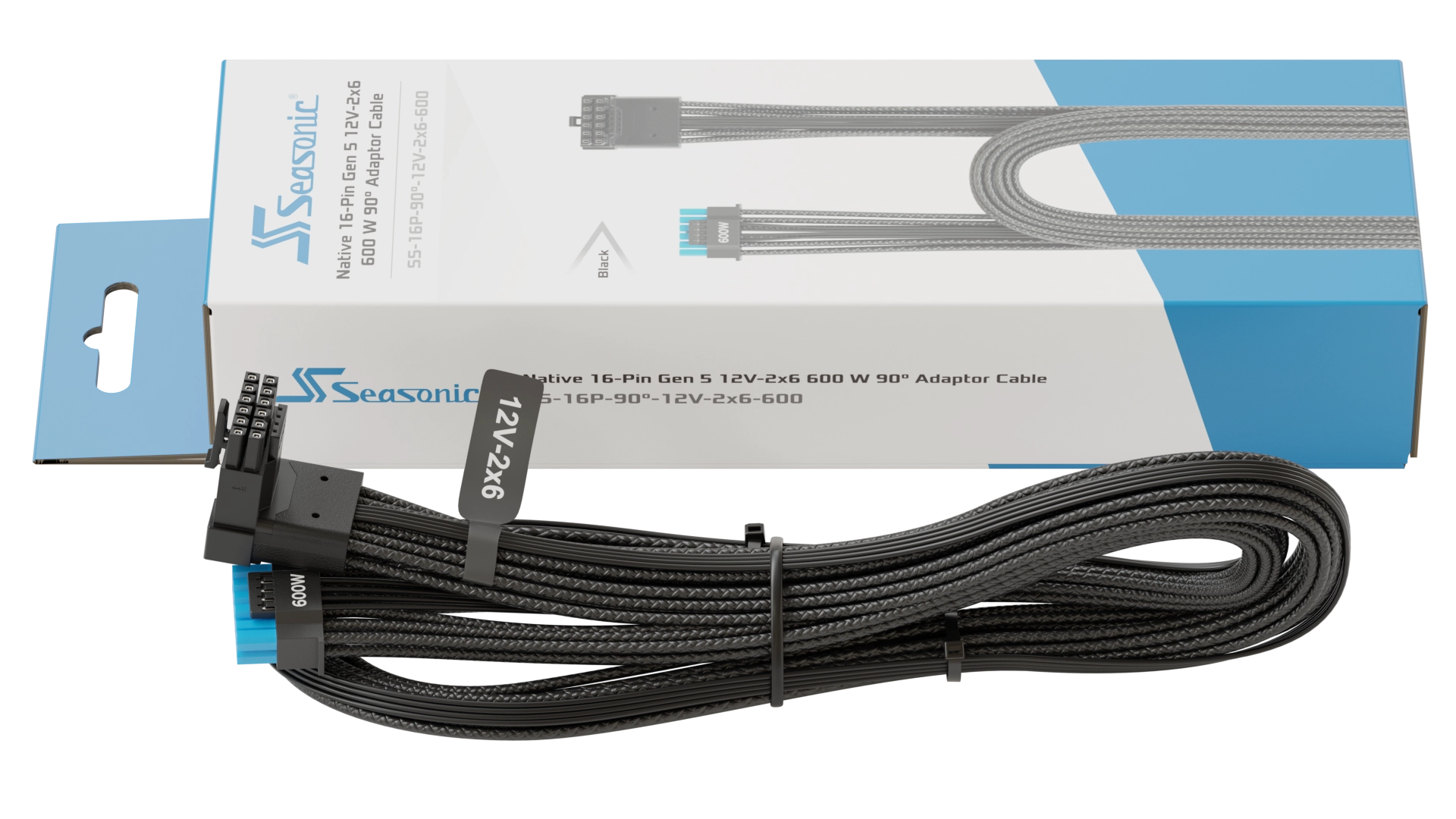 Seasonic Native 12V-2×6 90° Cable gallery image 2