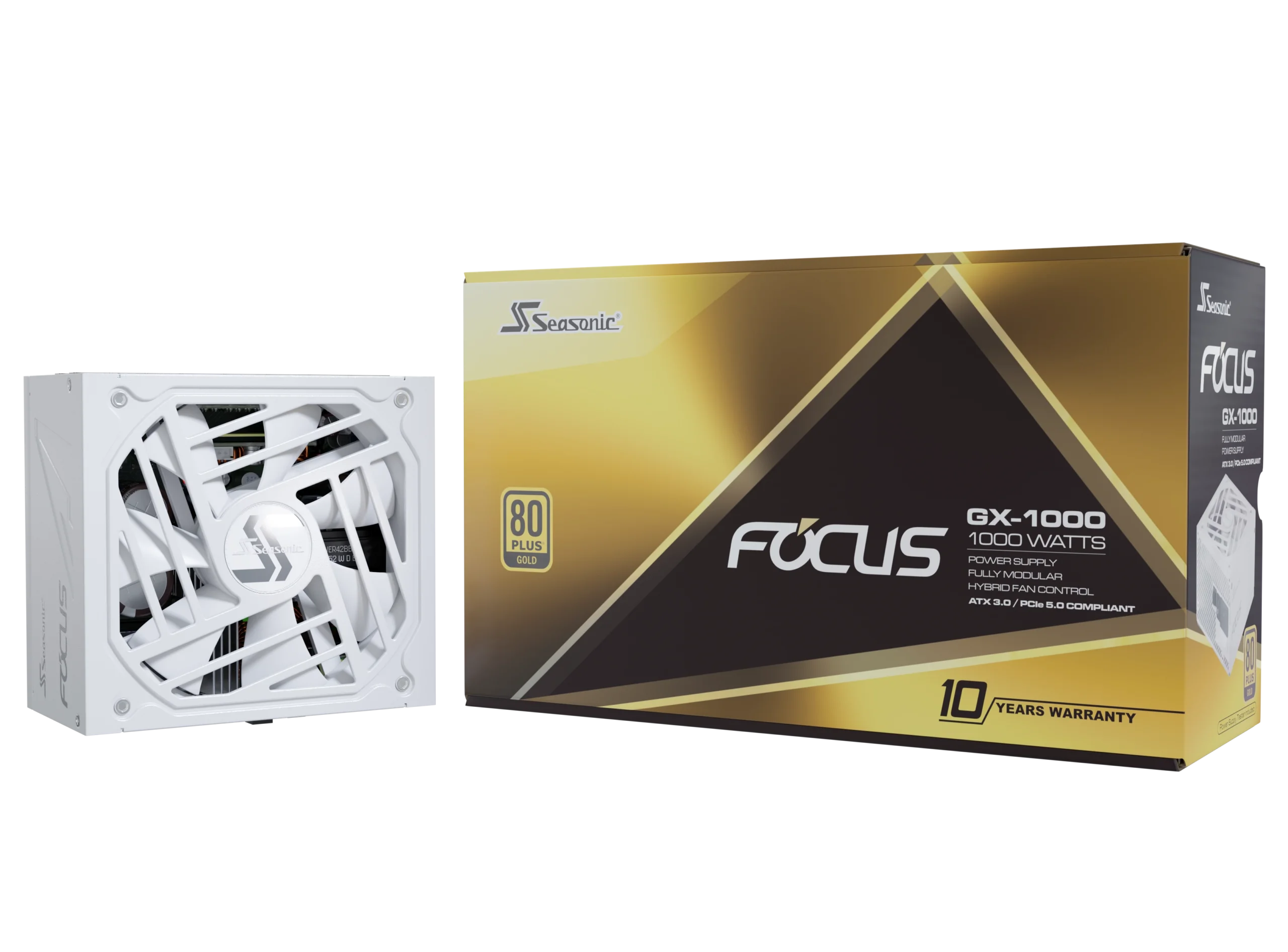 FOCUS GX WHITE ATX 3.0 - 1000 gallery image 1