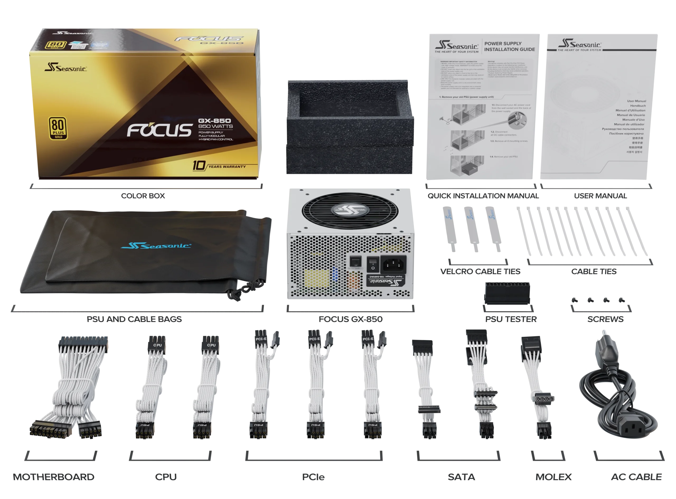 FOCUS GX WHITE EDITION - 850 gallery image 2