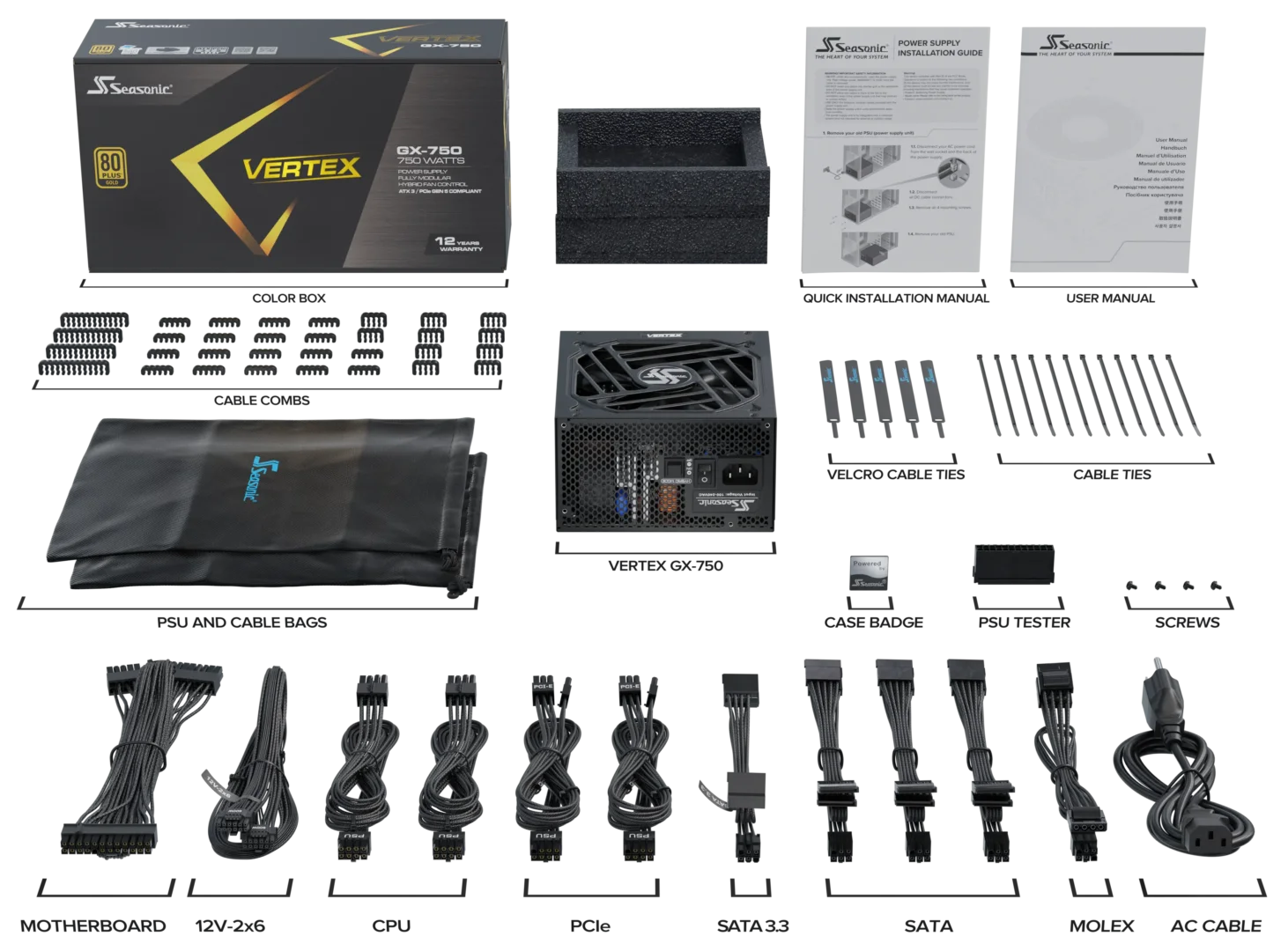 VERTEX GX ATX 3.1 - 750 gallery image 2