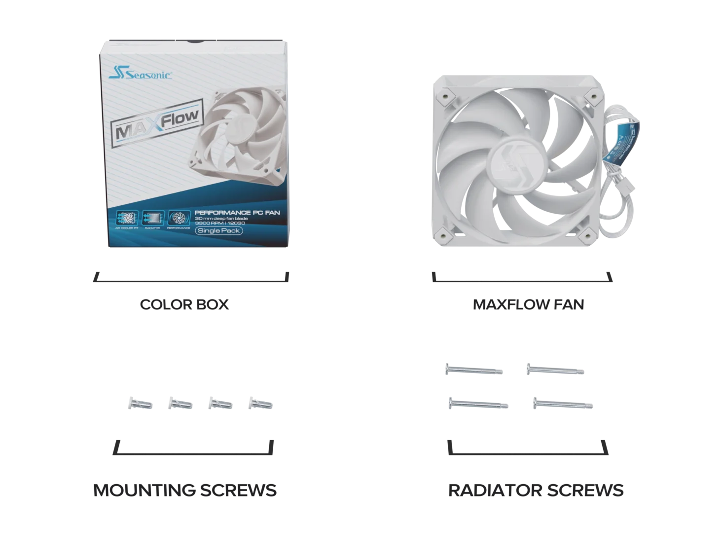 MAXFlow 120 mm White gallery image 4