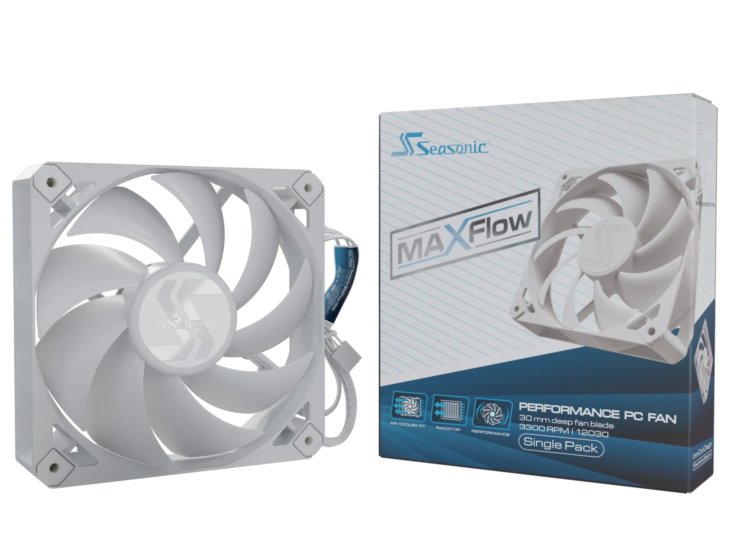 MAXFlow 120 mm White gallery image 3