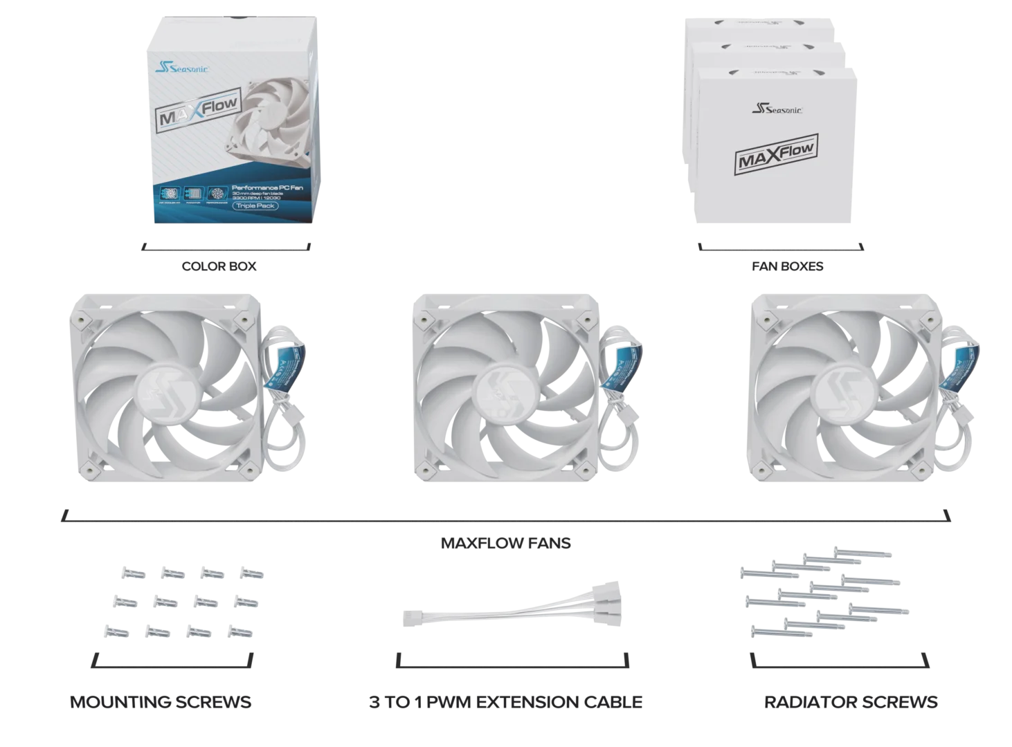 MAXFlow 120 mm White gallery image 2