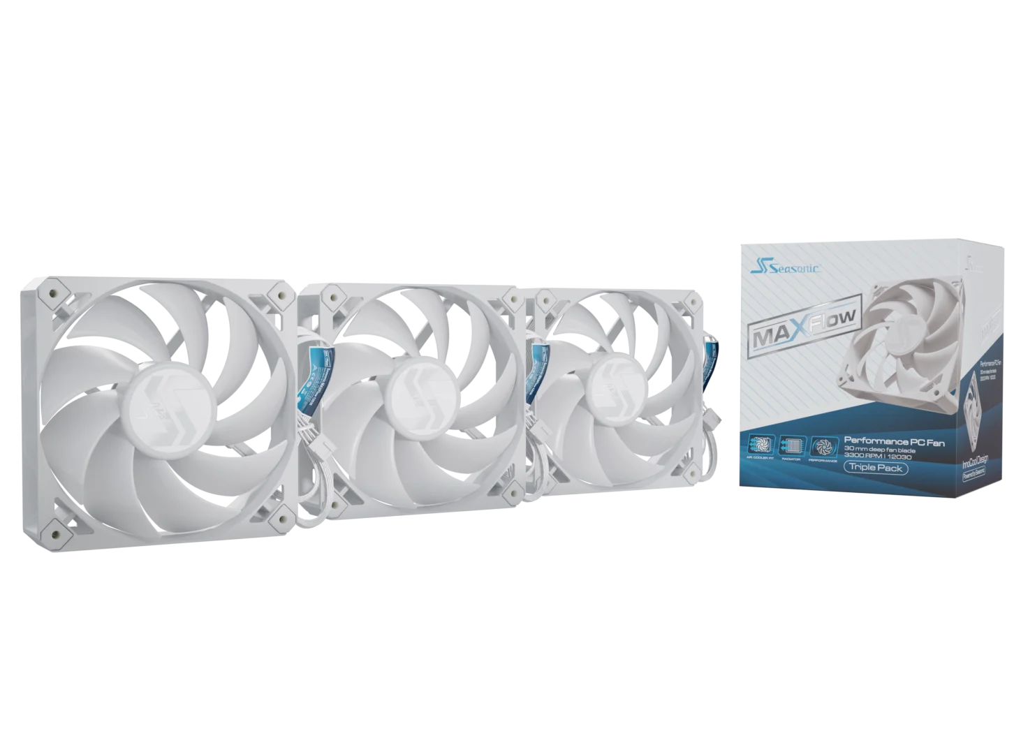 MAXFlow 120 mm White gallery image 1