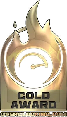 Overclocking.com Gold Award