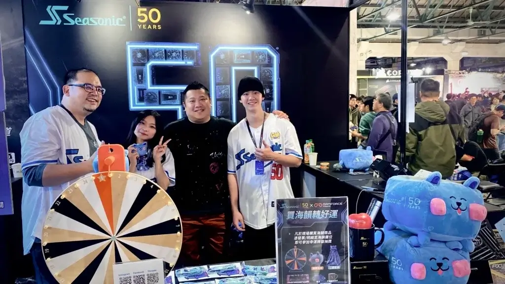 Seasonic team, booth activities and promotional events at GamForce 2025