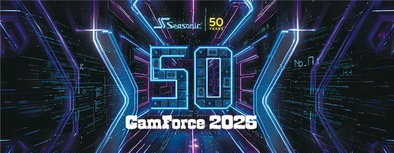 Seasonic at GamForce 2025 in Taipei showcasing power supplies and community activities