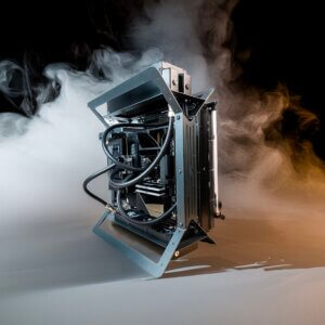 Project Aetheron; pushes open-frame engineering to an extreme level of precision, powered by Seasonic VERTEX GX-1200