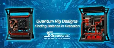 Header banner featuring the Project Apex PC build by Quantum Rig Designs powered by Seasonic